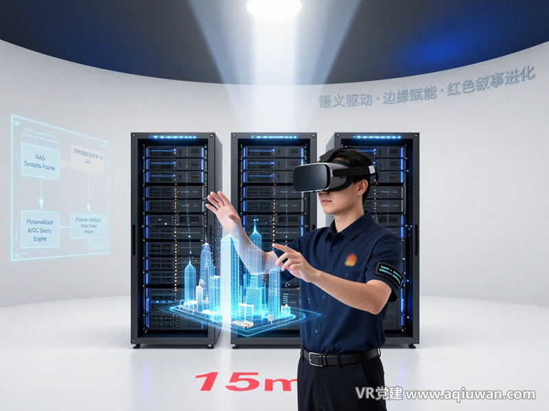 党建大脑+沉浸式终端 系统概念图 - VR党建网制作