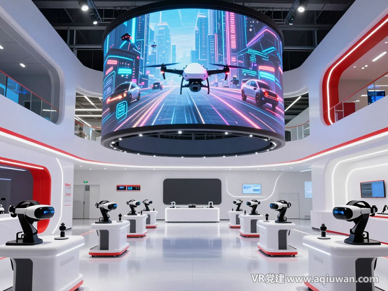 无人机产业园低空经济展示中心综合全景 - VR党建网制作