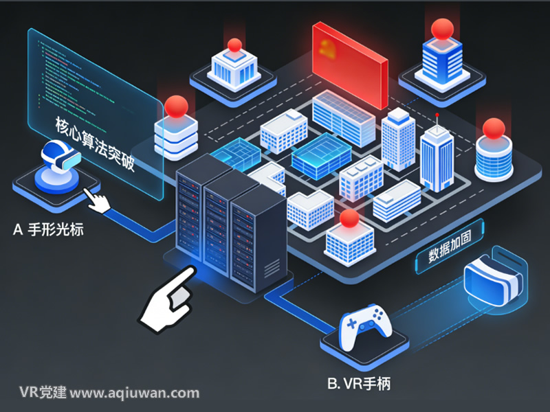大数据VR党建沉浸式交互流程图 - VR党建网制作