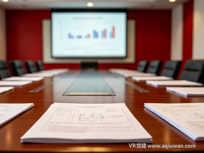 VR党建项目招投标技术文件评标会议现场